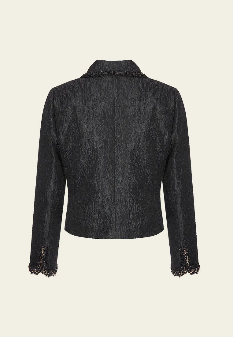 Embossed-pattern Jacket