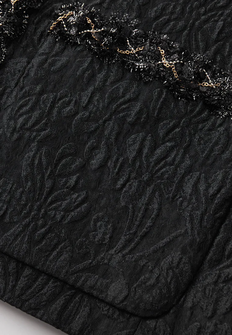 Embossed-pattern Jacket