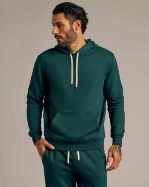 Emerald Fleece French Terry Pullover Hoodie