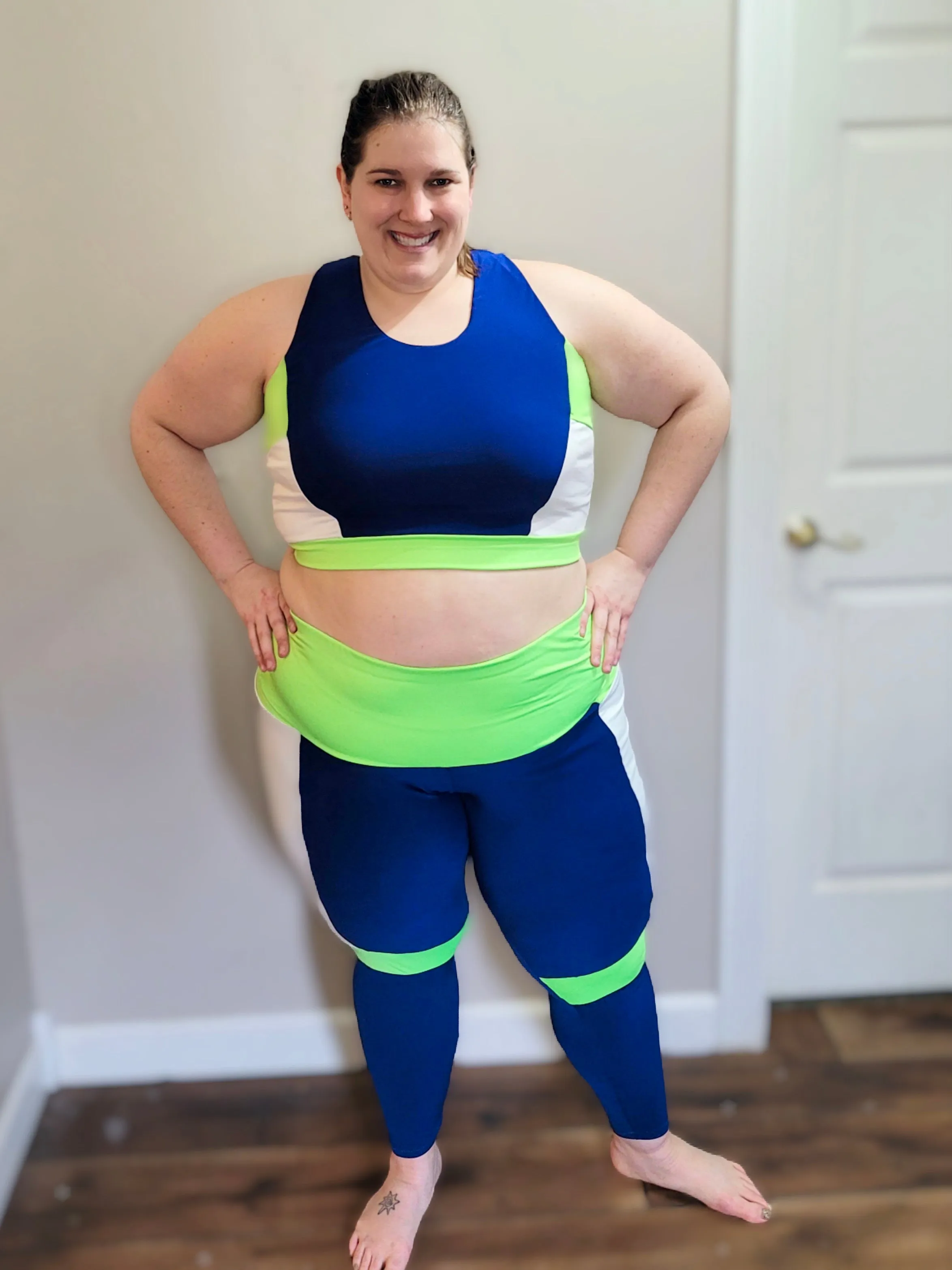 Endurance Color Block Leggings Pattern