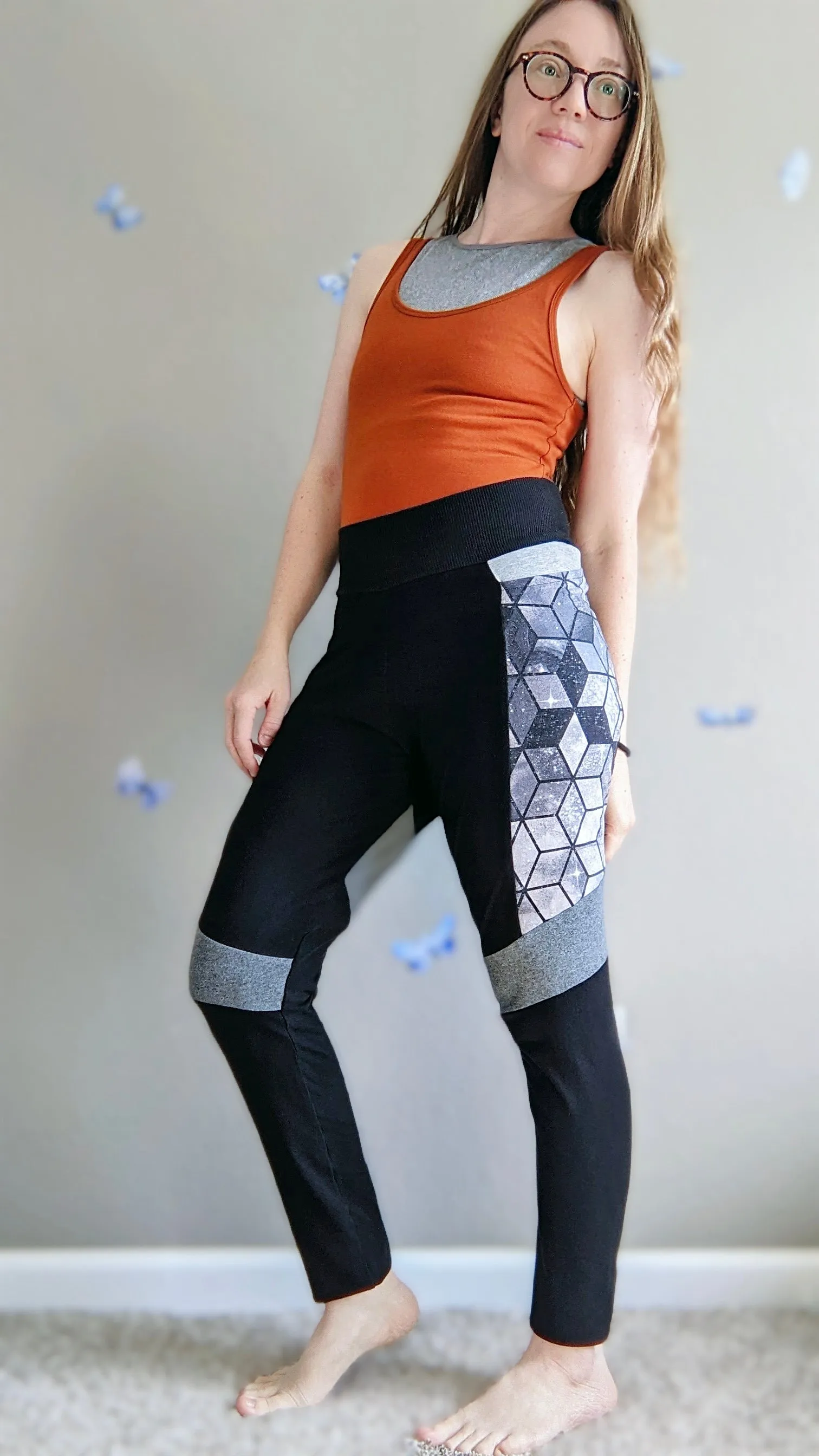 Endurance Color Block Leggings Pattern