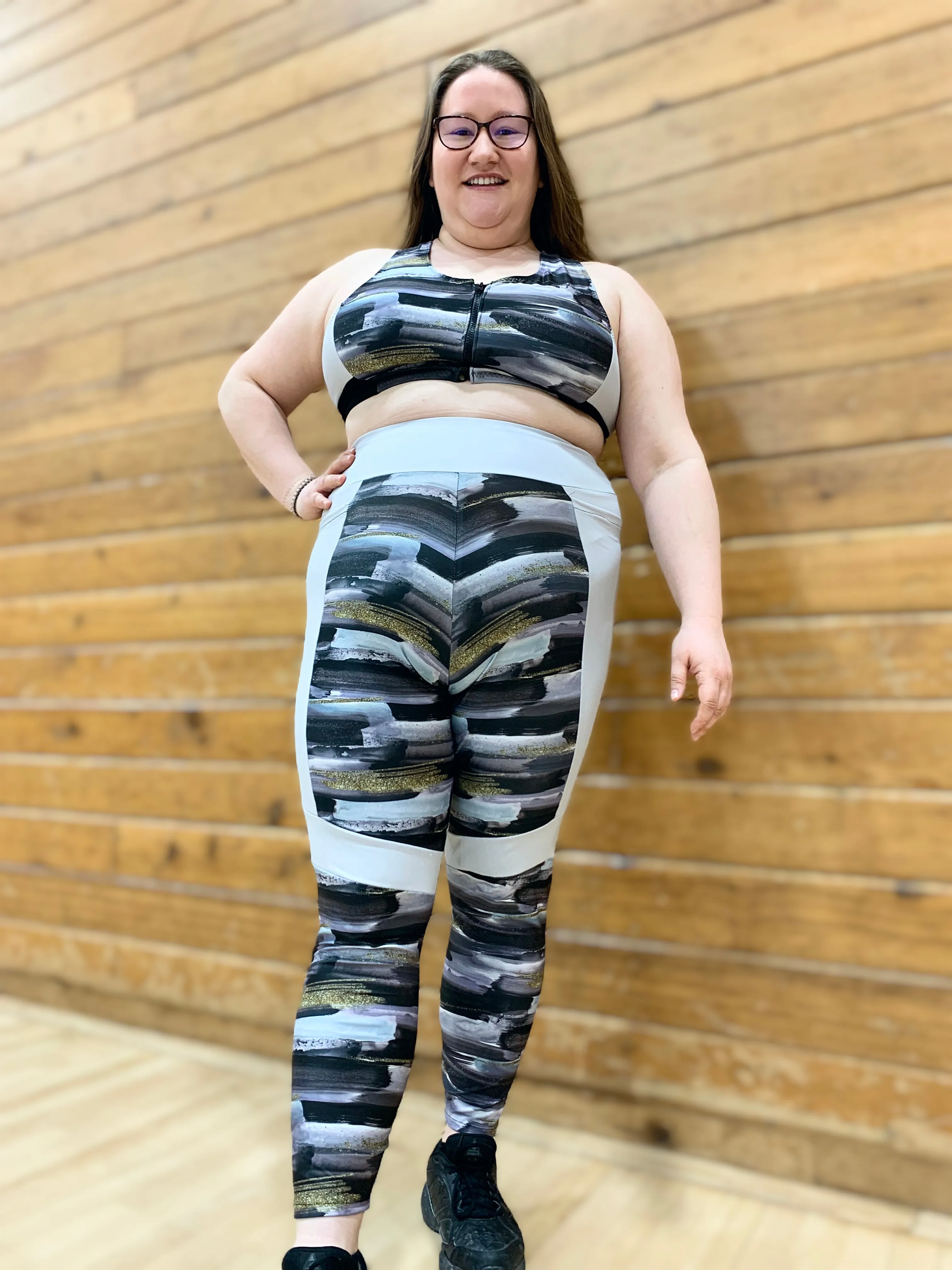 Endurance Color Block Leggings Pattern