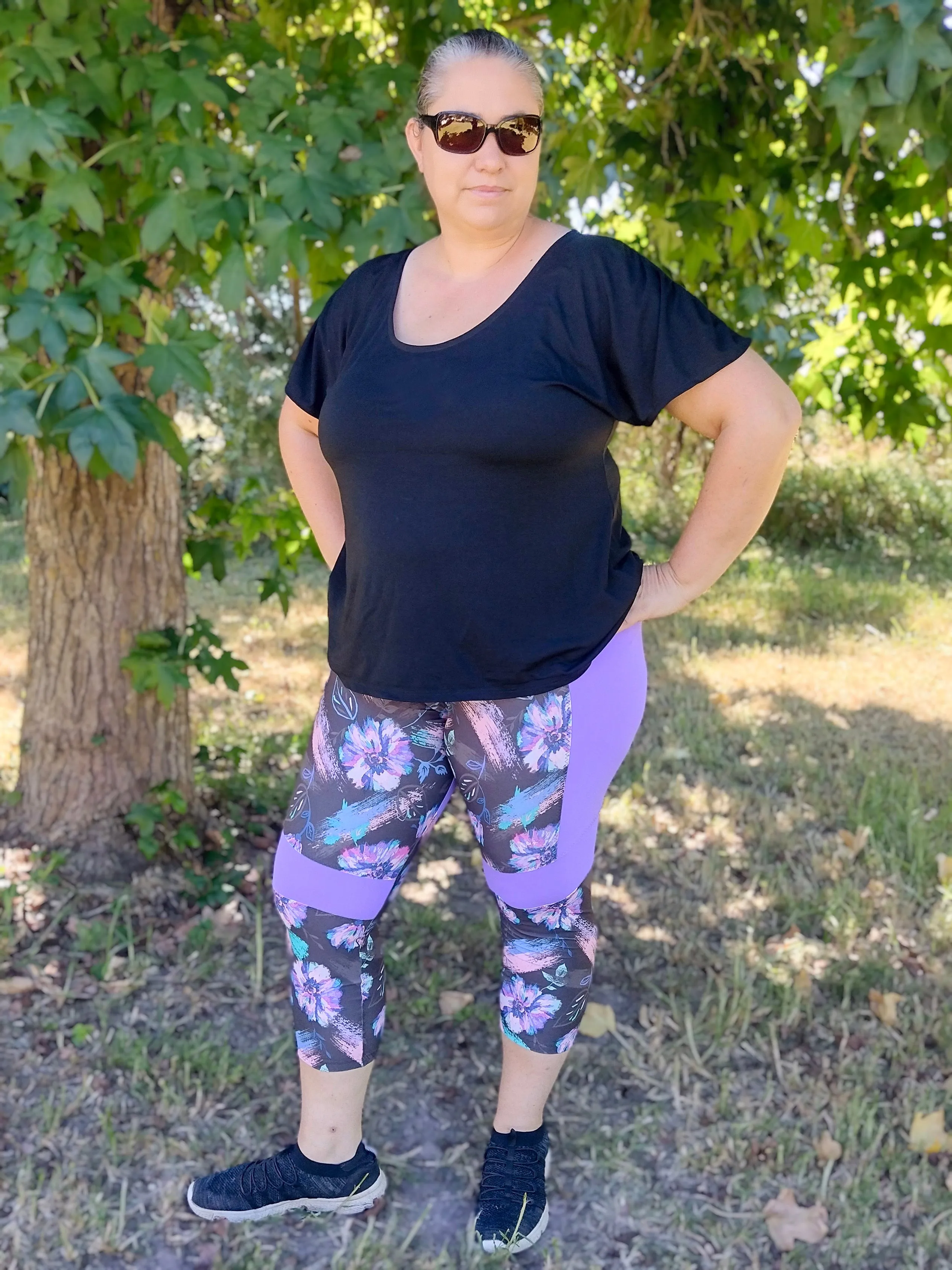 Endurance Color Block Leggings Pattern