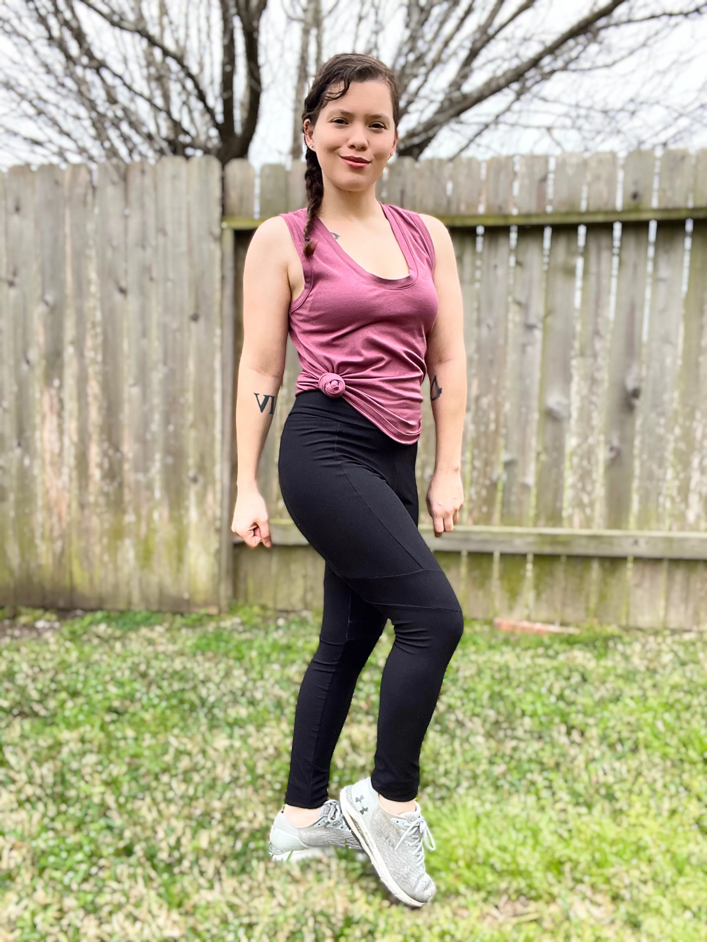 Endurance Color Block Leggings Pattern