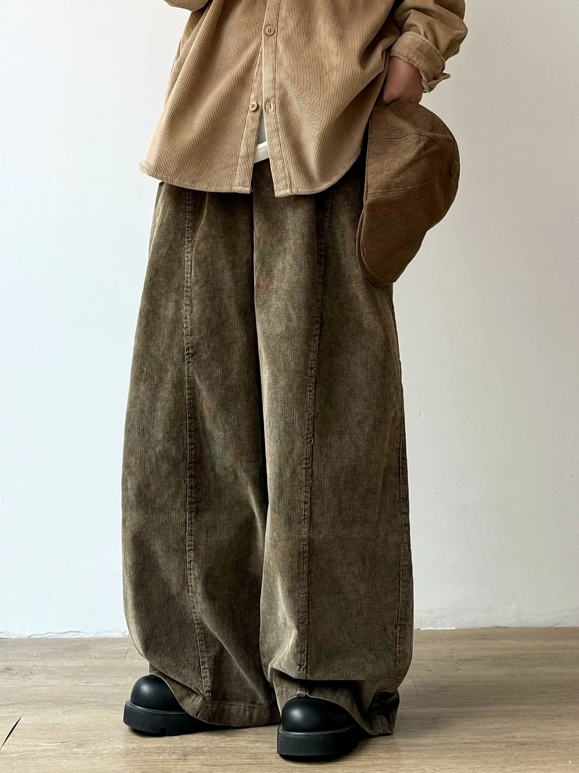 EVER Washed Corduroy Casual Pants