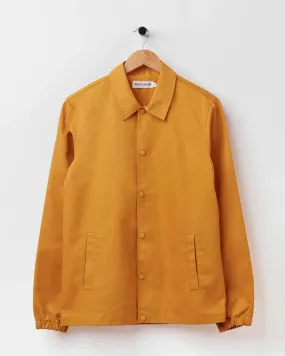 Fitted Coach Jacket Mustard Yellow