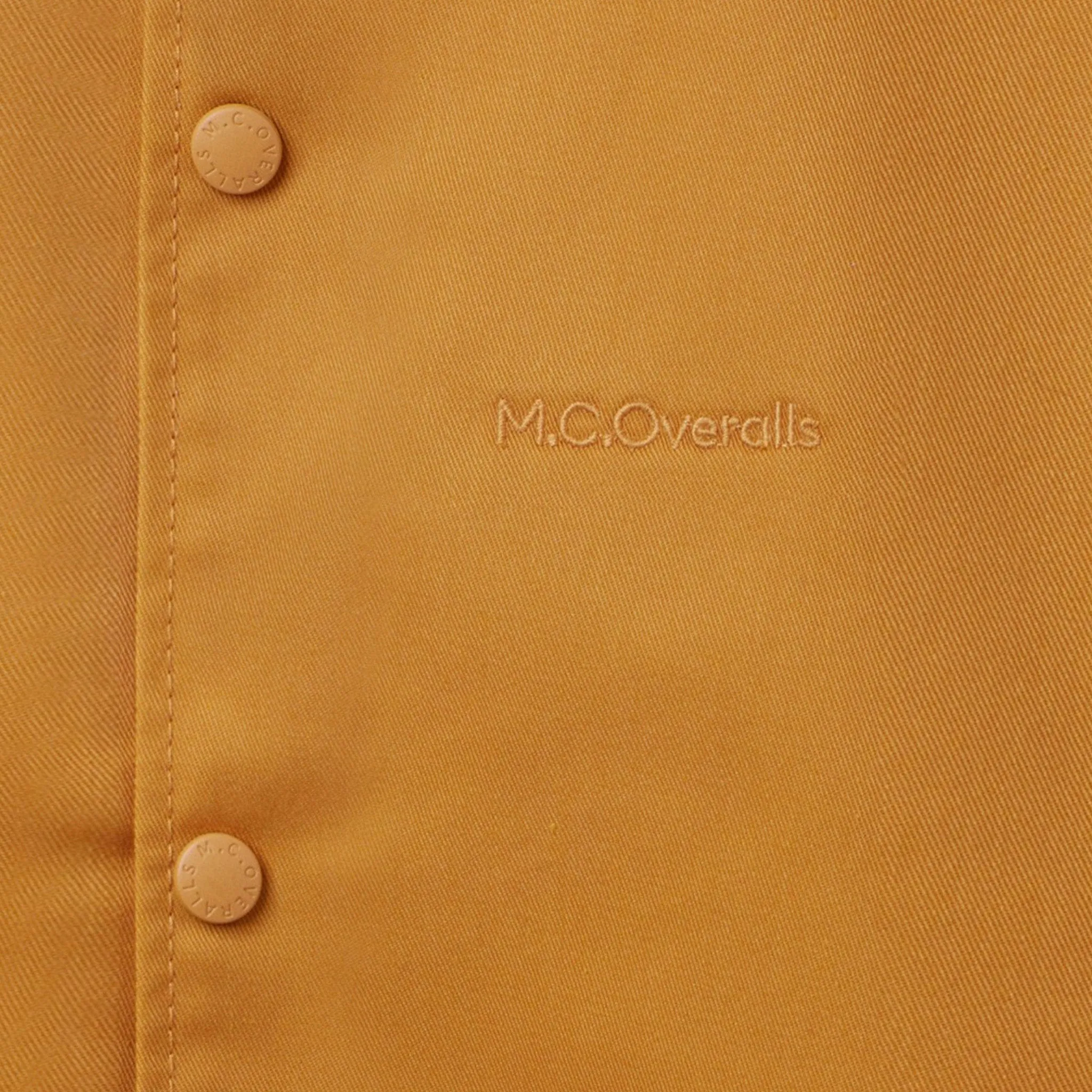 Fitted Coach Jacket Mustard Yellow