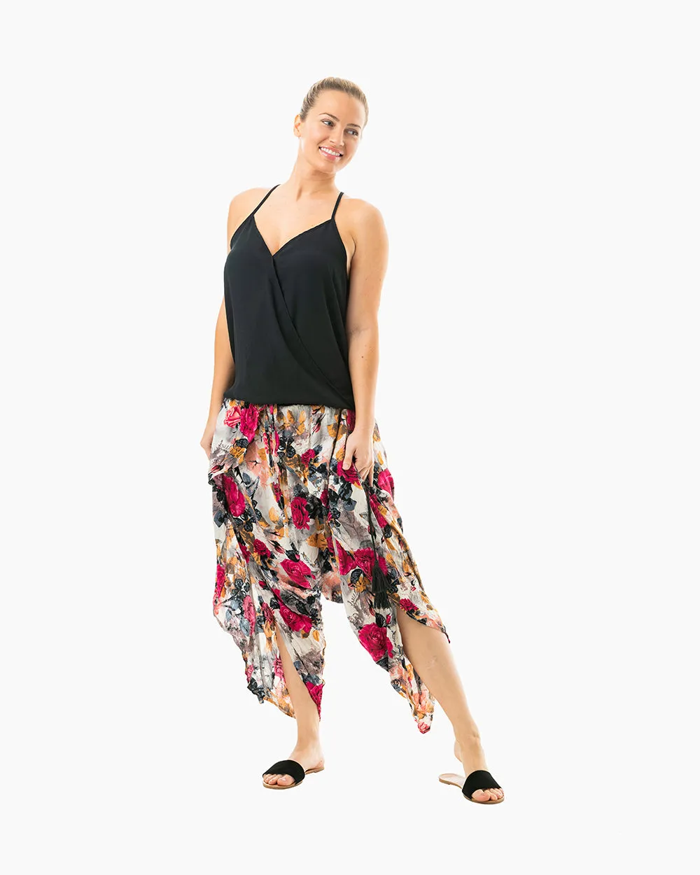 Flap Harem Pants