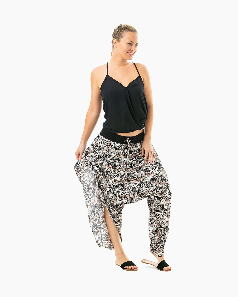 Flap Harem Pants