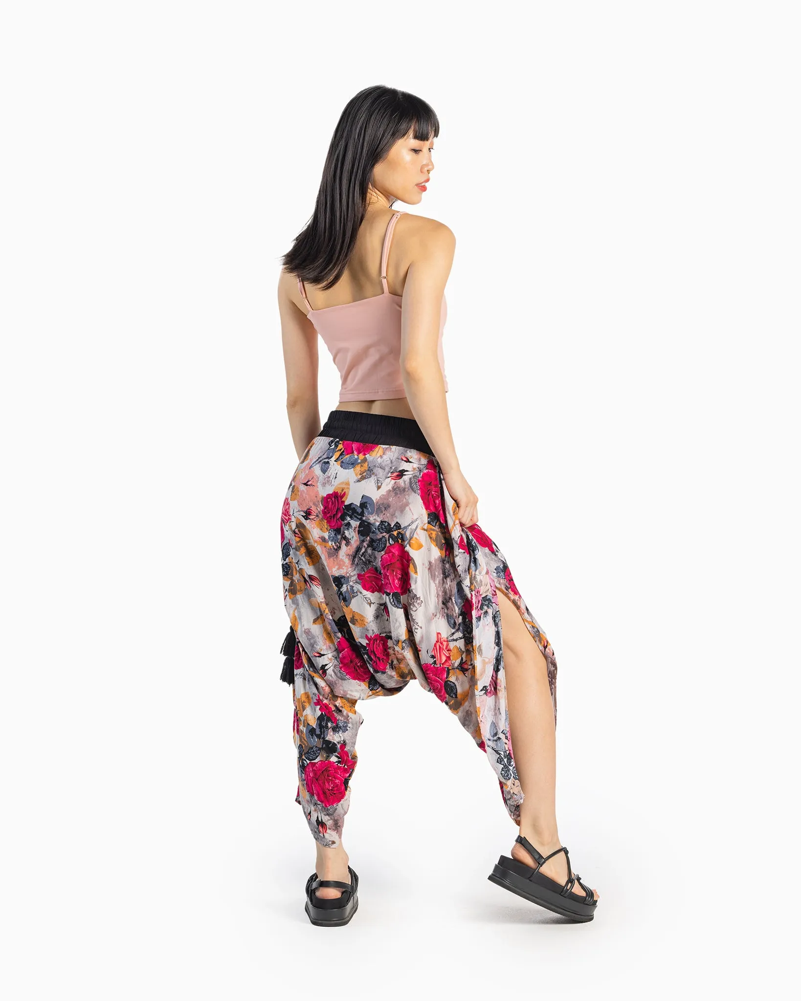 Flap Harem Pants