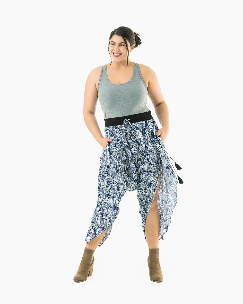 Flap Harem Pants