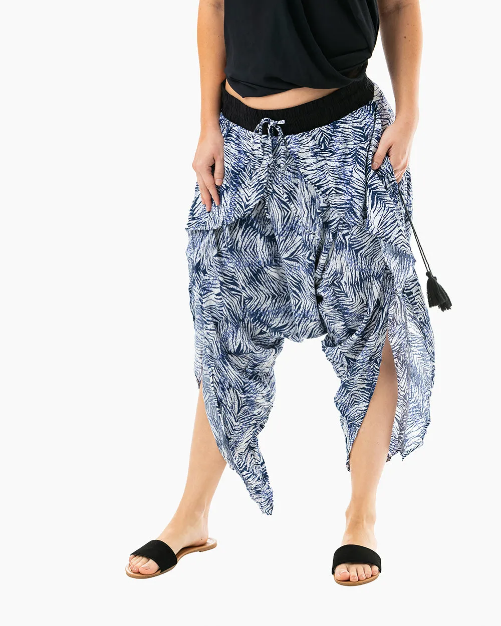 Flap Harem Pants