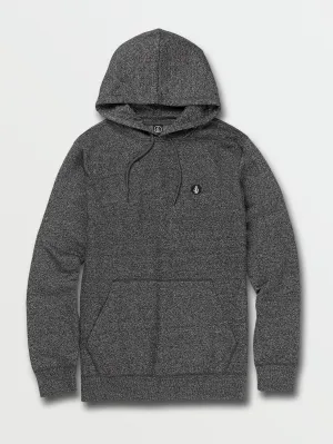 Foreman Static Pullover Fleece Hoodie - Black