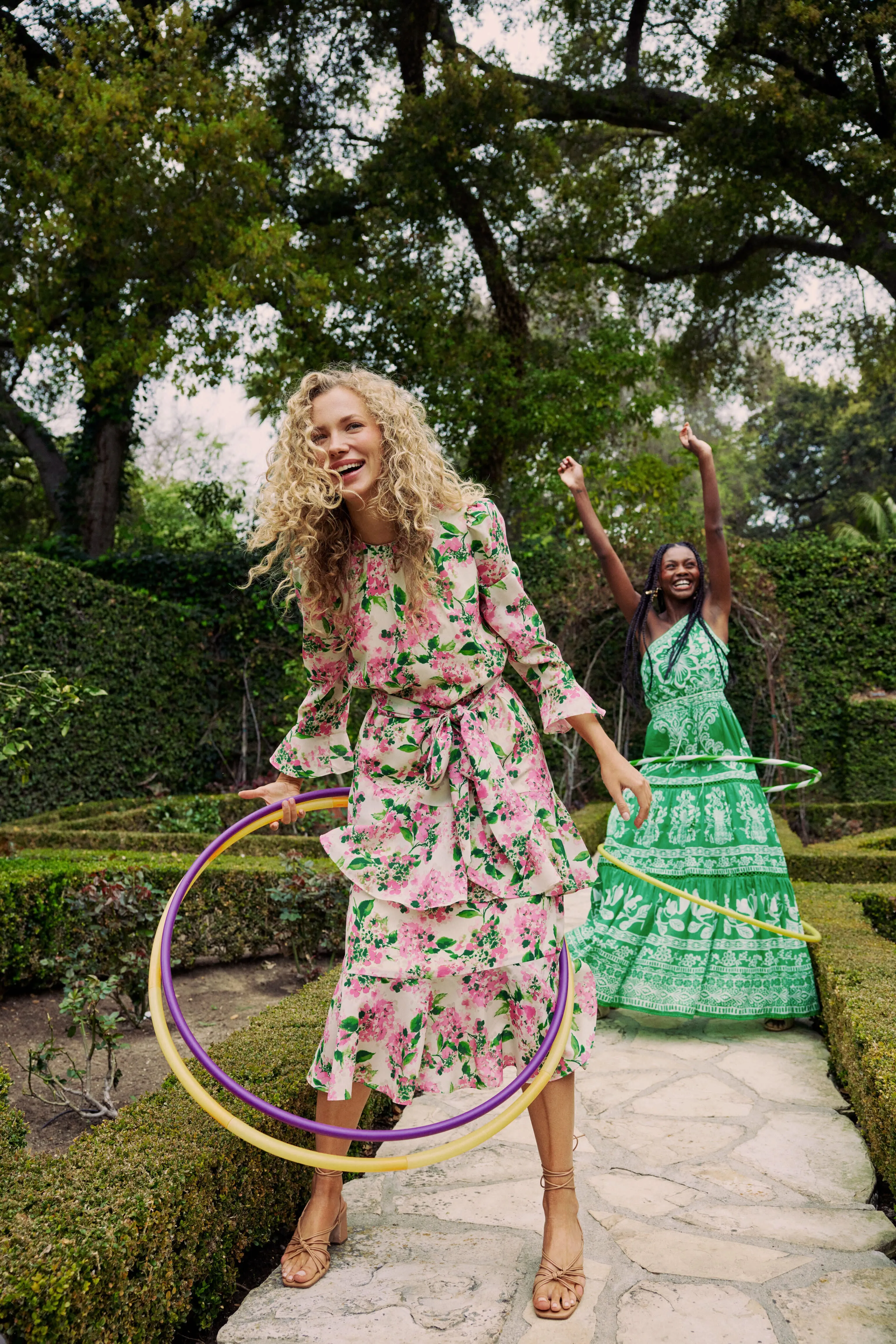 Gossamer Pink Hydrangea Sasha Dress