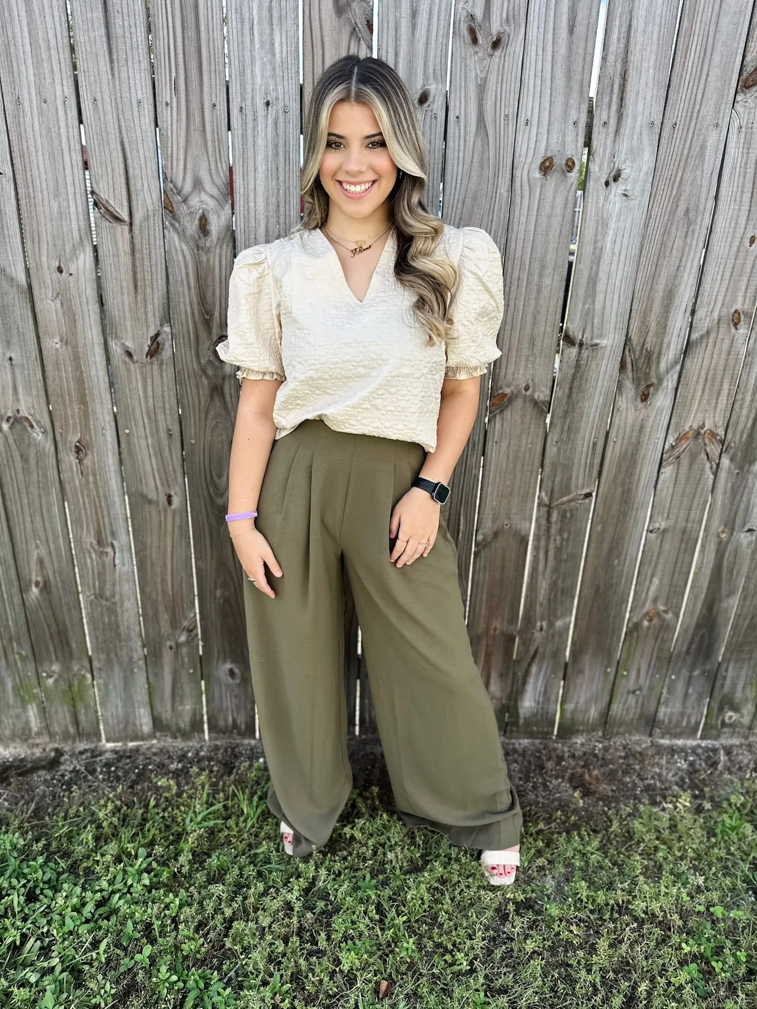 Grand In Green Pants