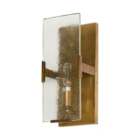 Gruber Wall Sconce Gold Metal | Glass