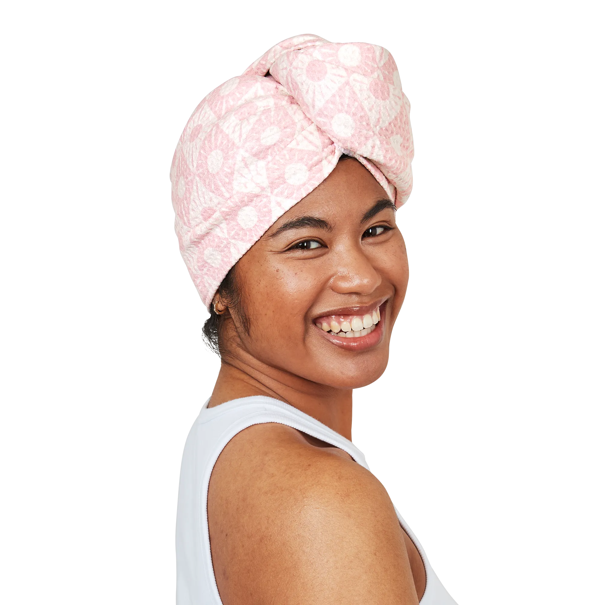 Hair Wrap - Diamond Pink