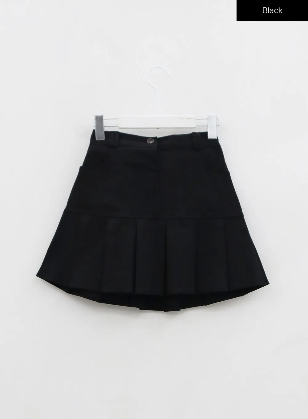 Half Pleated Mini Skirt OS22