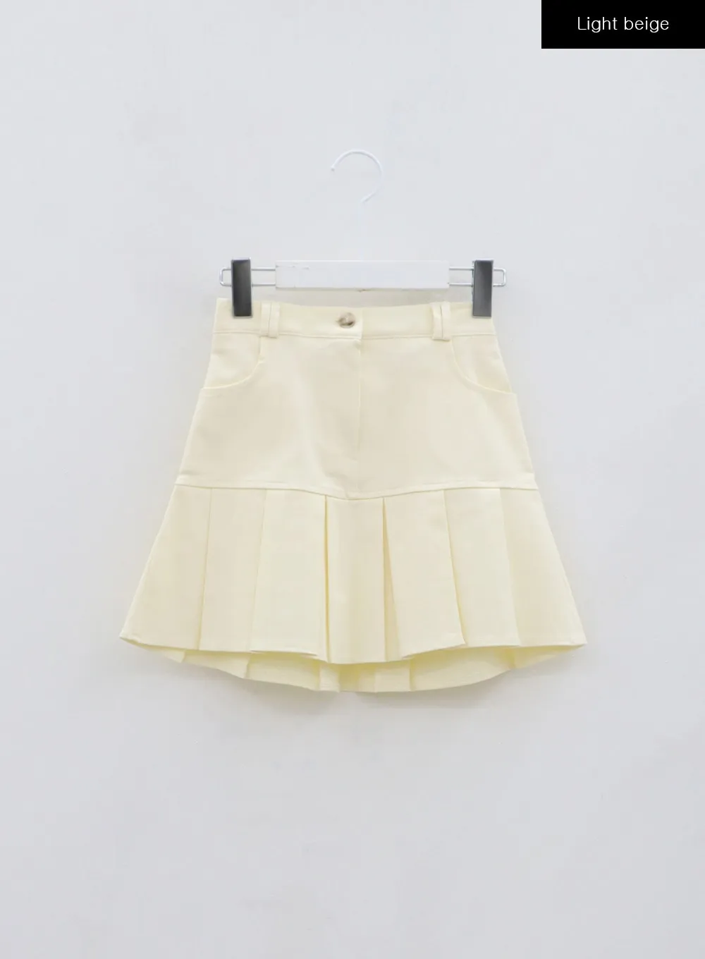 Half Pleated Mini Skirt OS22