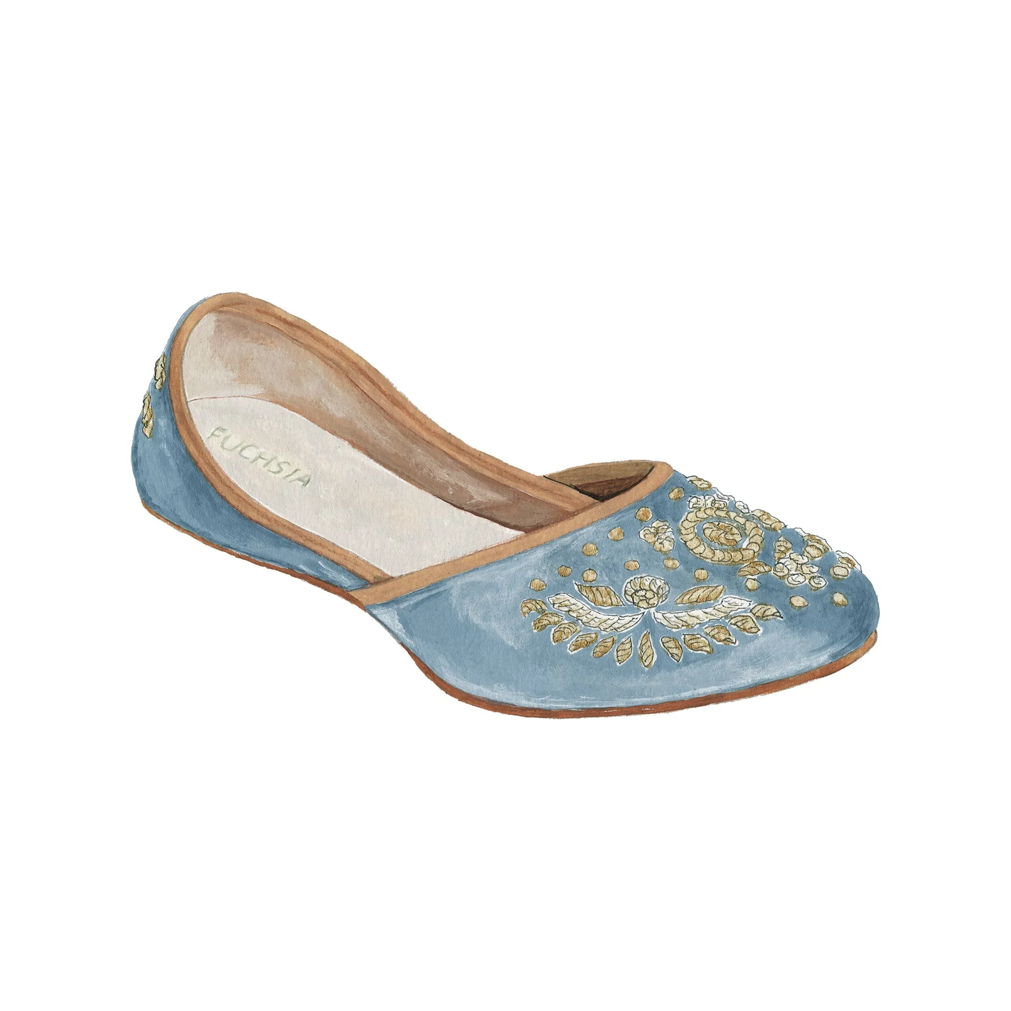 Handmade Embroidered Flats