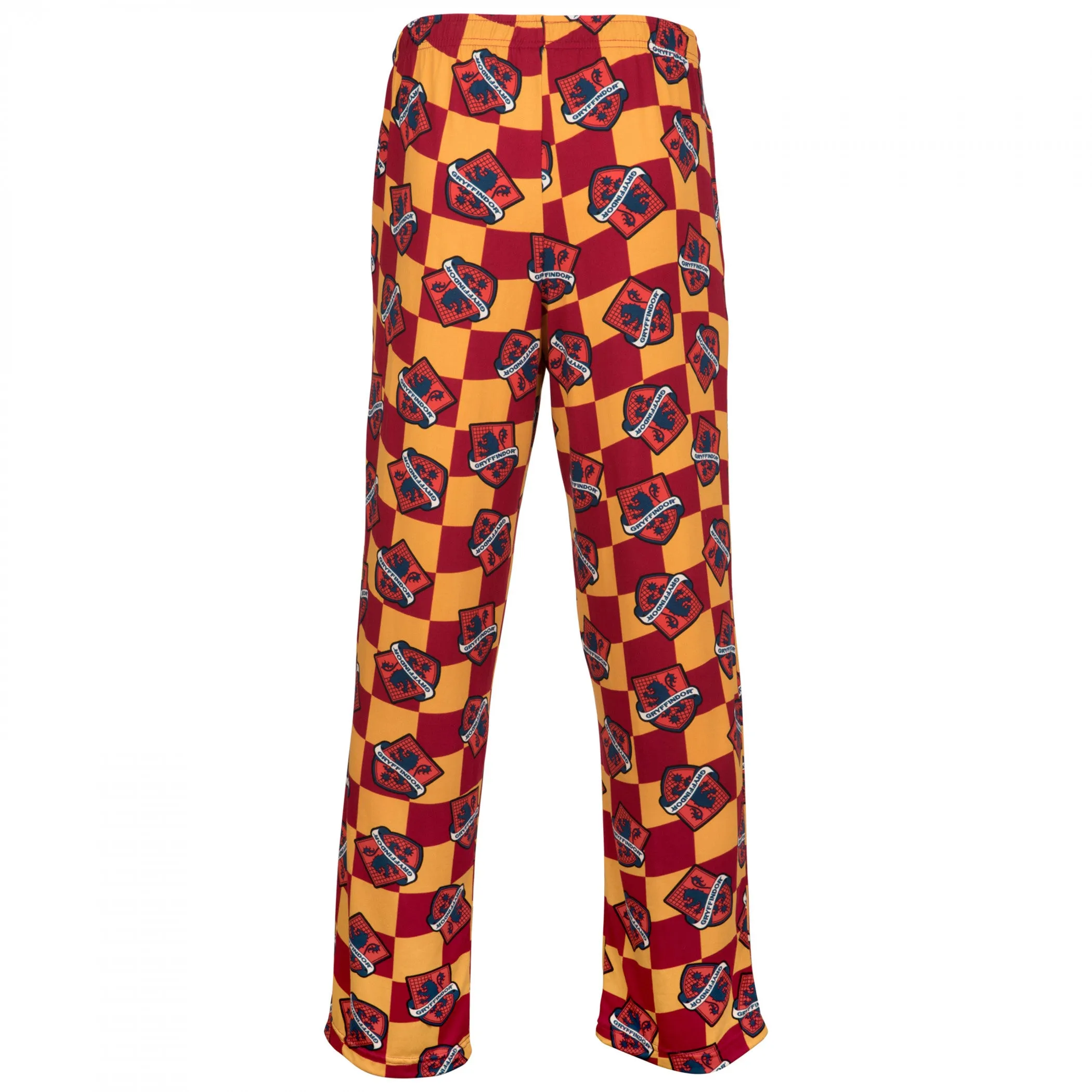 Harry Potter Gryffindor House Crest Checkered Sleep Pants