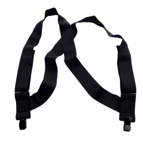 HoldUp Brand No-Slip Clip Black 2" Wide Under-Ups suspenders