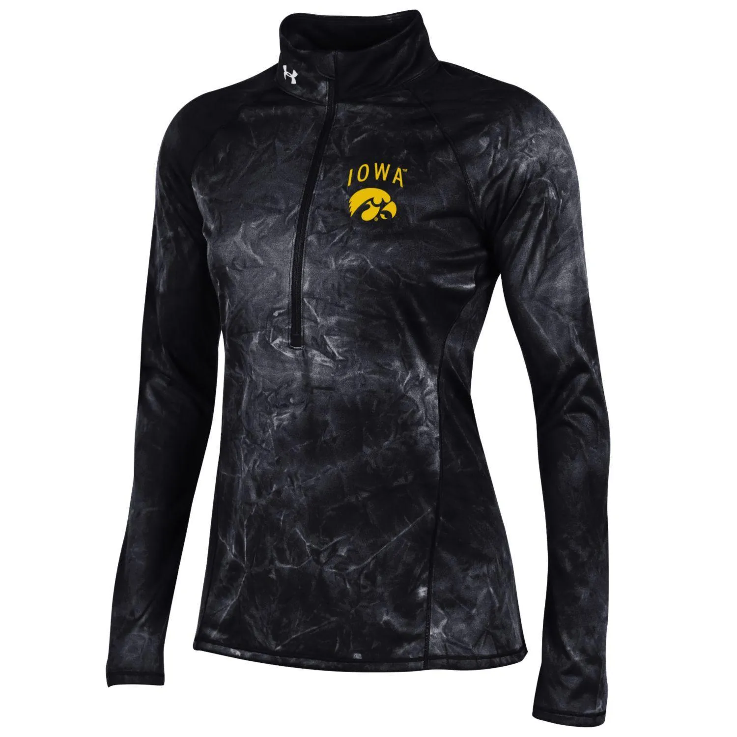 Iowa Hawkeyes Under Armour Women Tie-Dye Lightweight 1/2 Zip Pullover