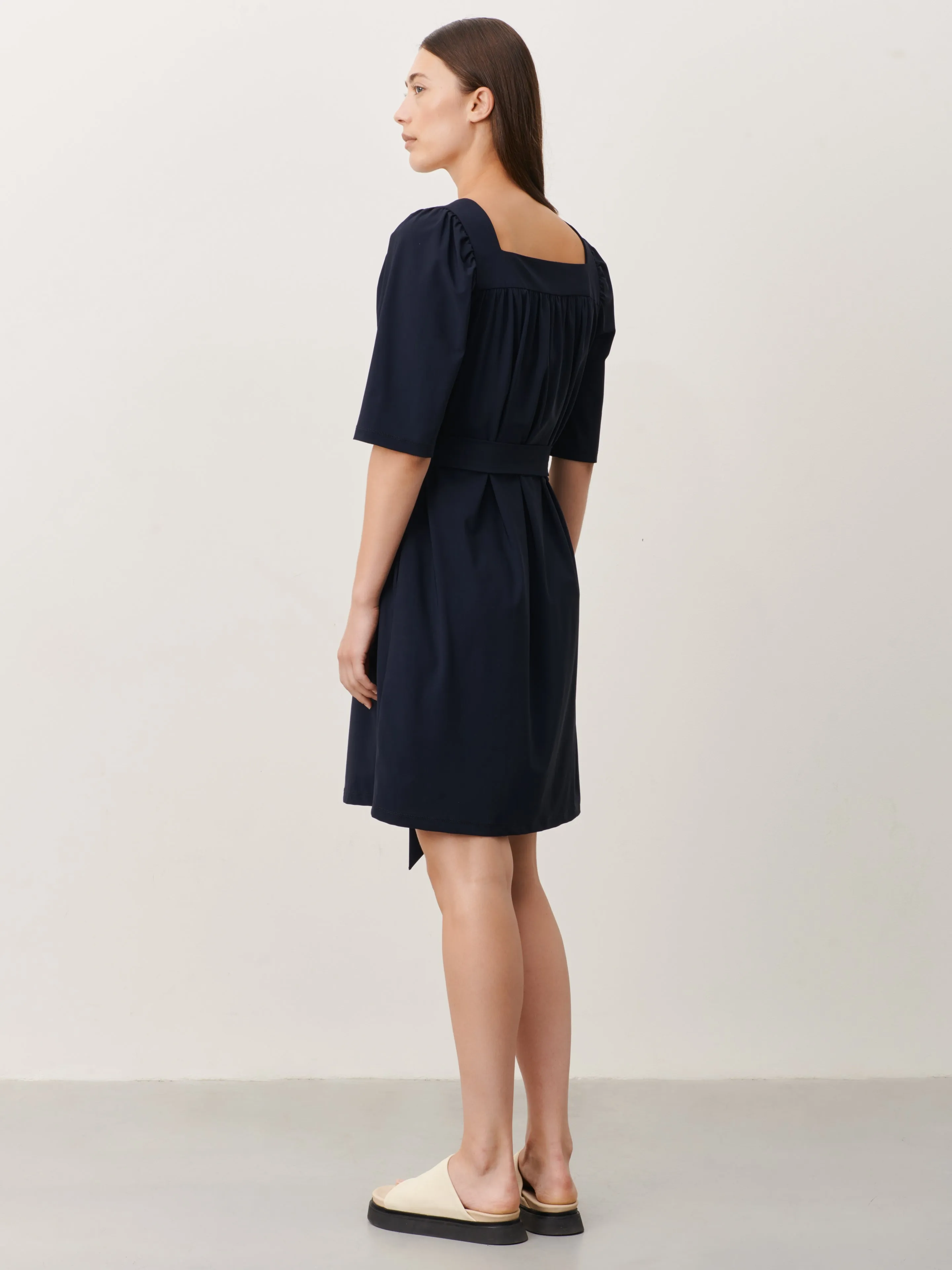 Jassi Dress Technical Jersey | Blue