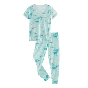 KicKee Pants Water S/S Kimono Pajama Set