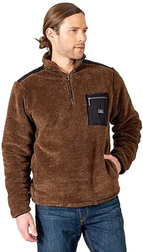 Kimes Ranch Men's Whiskey Fleece 1/4 Zip Pullover