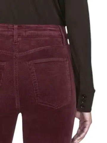 Le Sleek Straight Corduroy - Wine