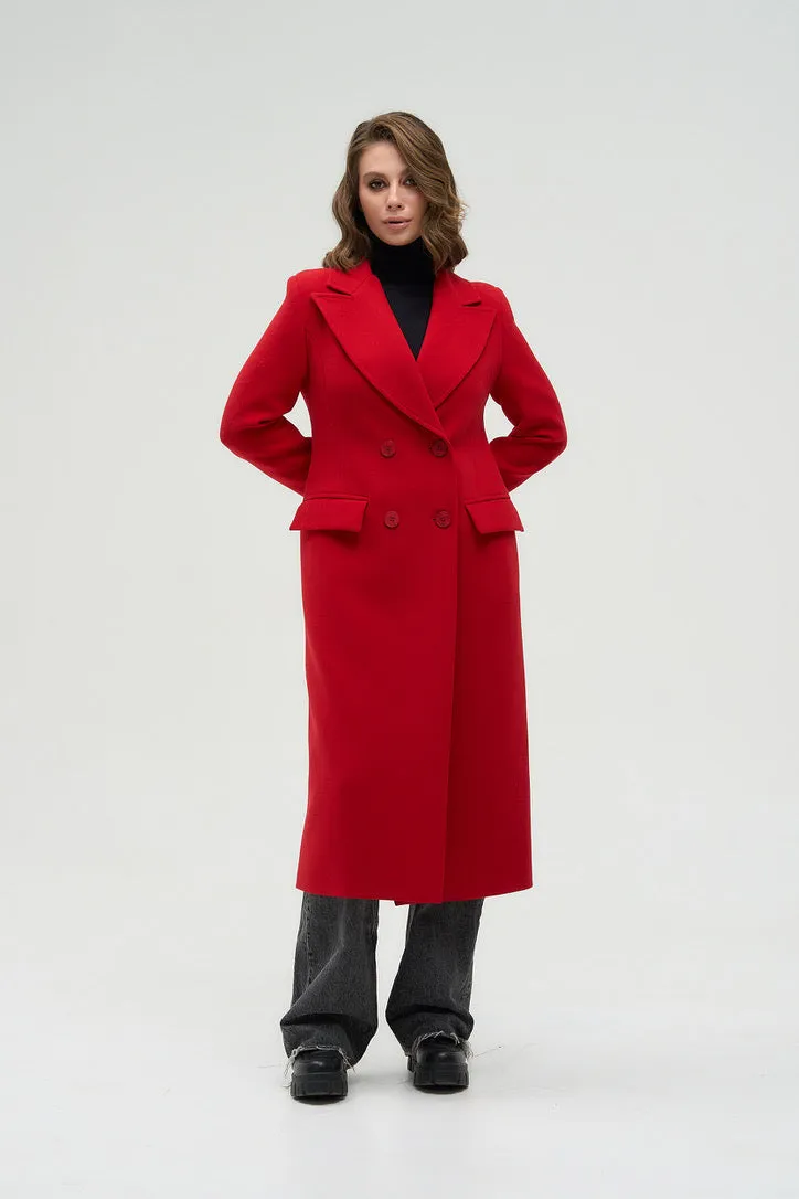 Lindstrom Tailored Wool Blend Overcoat