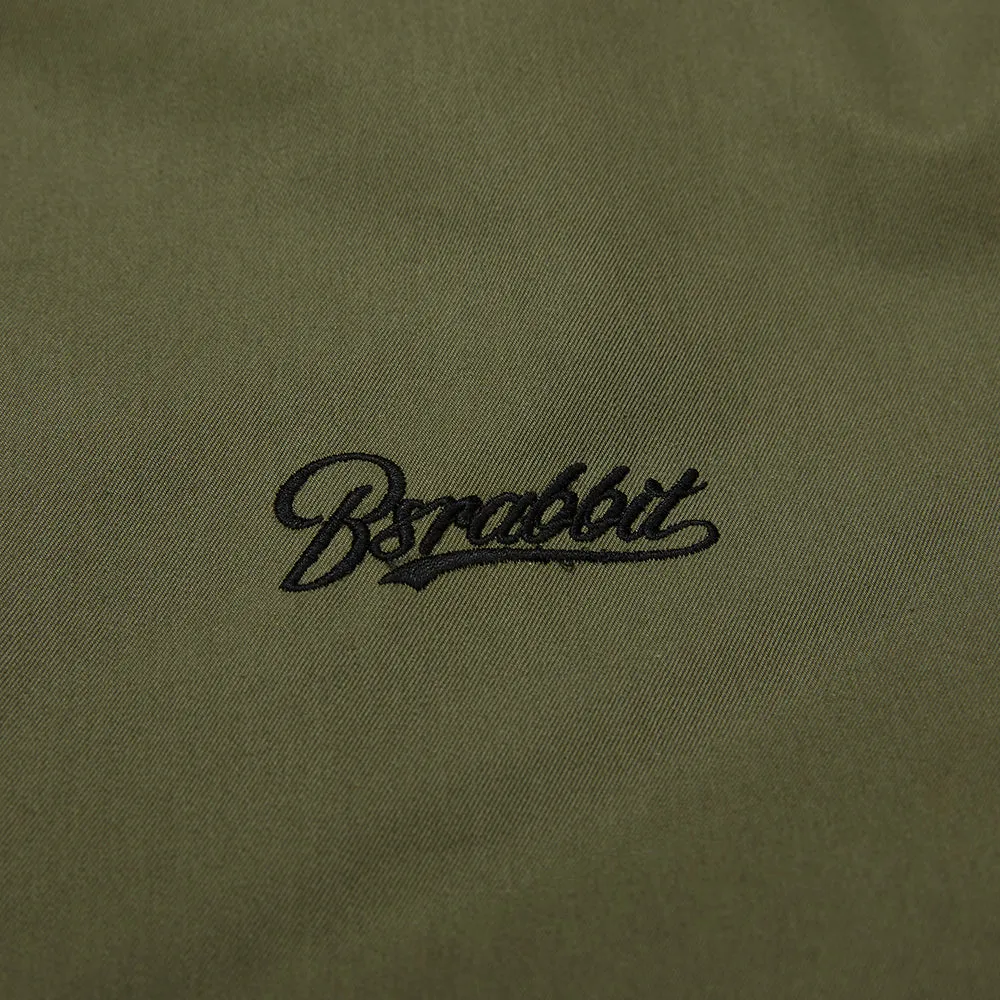 LOGO COLLAR COTTON BASIC JACKET KHAKI