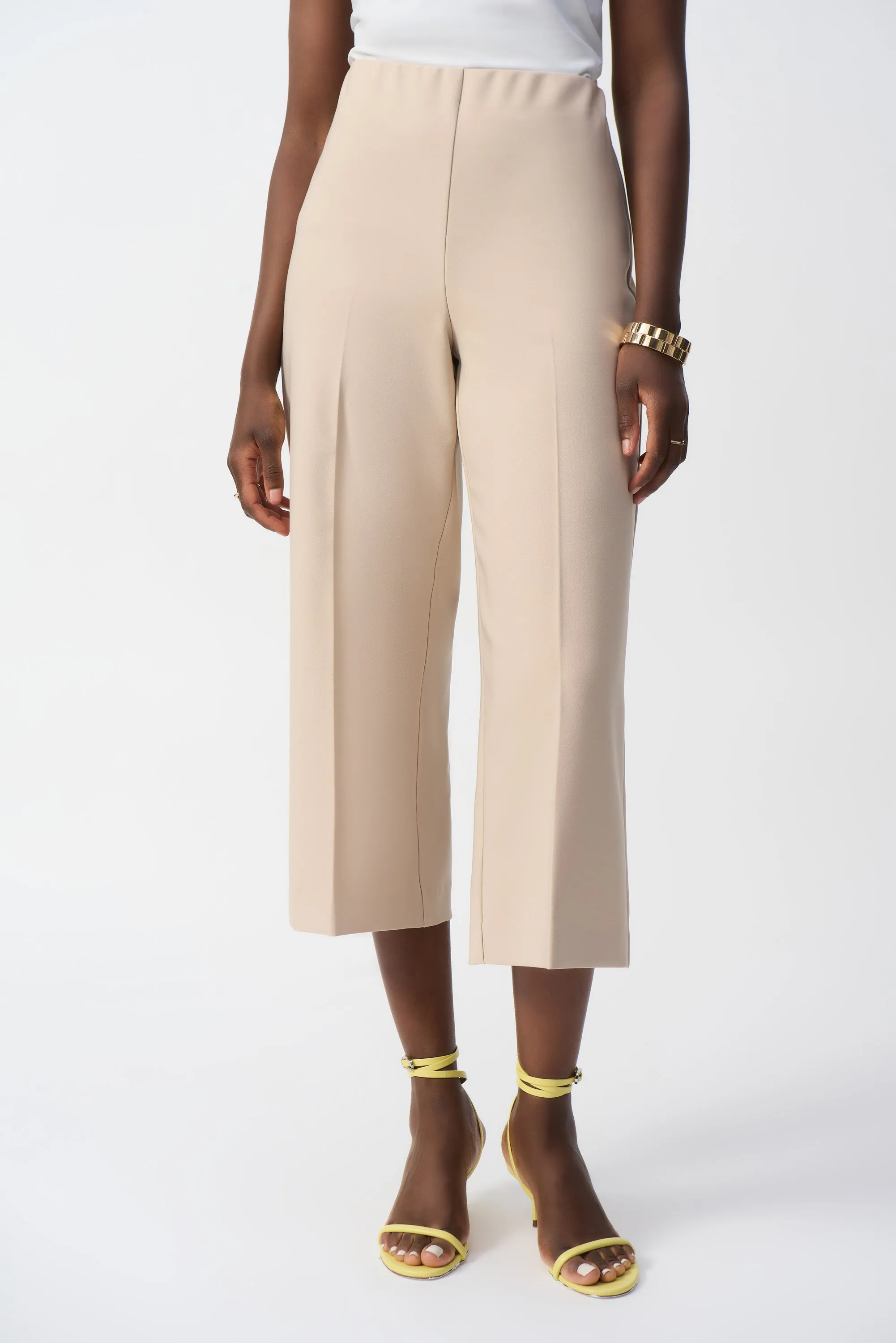 Lux Twill Pull-on Culotte Pants