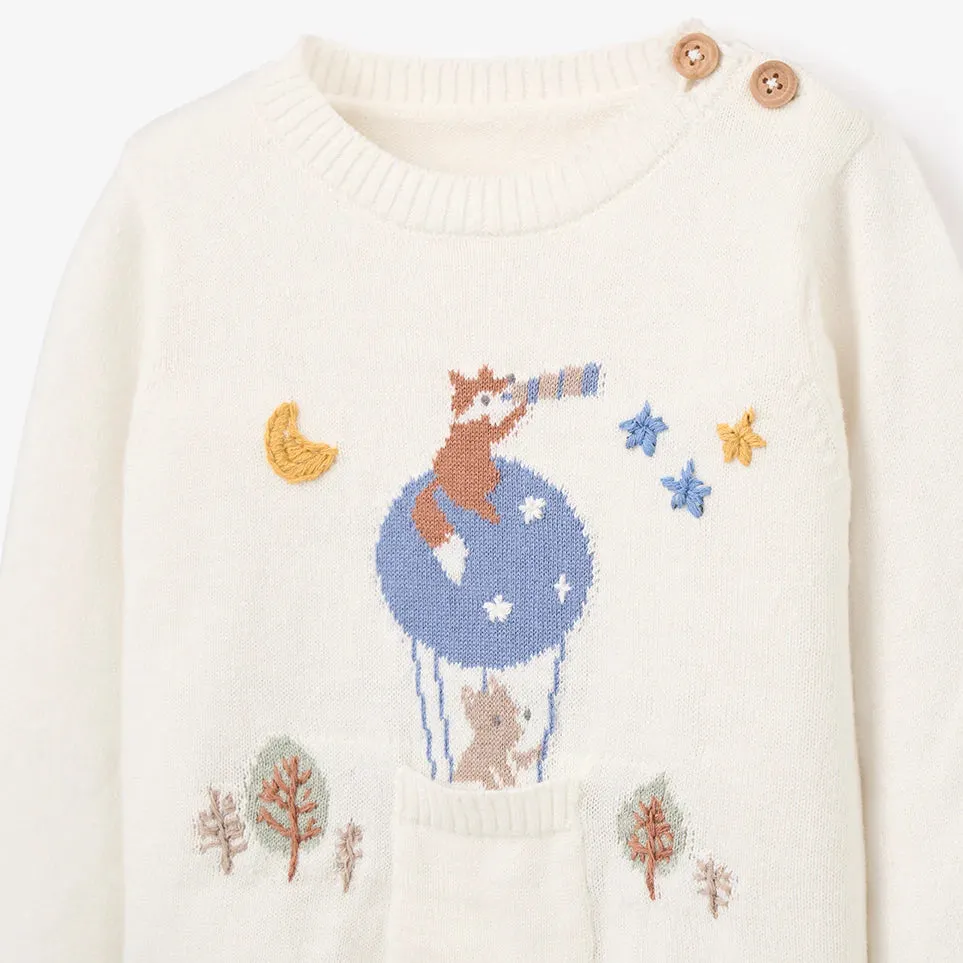 Magical Adventure Ivory Pullover & Corduroy Pants Set