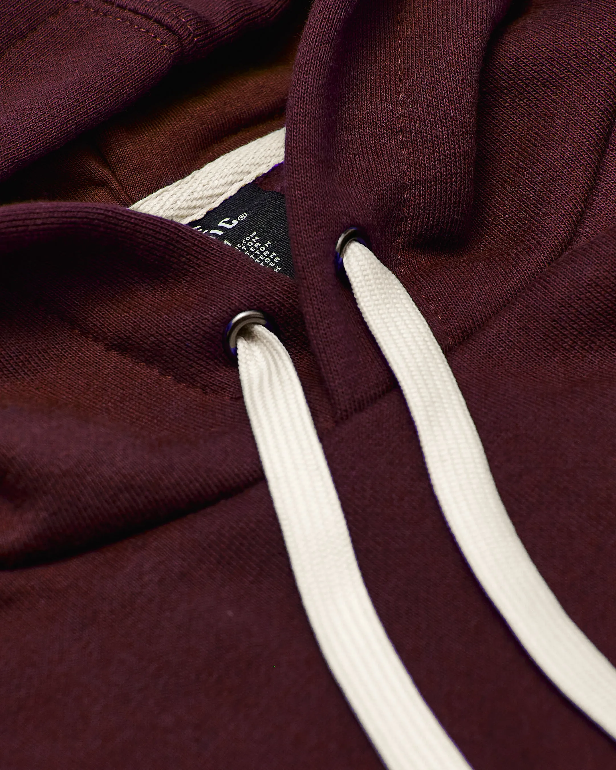 Mahogany Fleece French Terry Pullover Hoodie