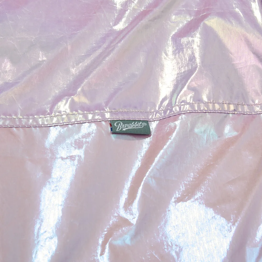 MELLOW 4POCKET HOODED JACKET HOLOGRAM PINK