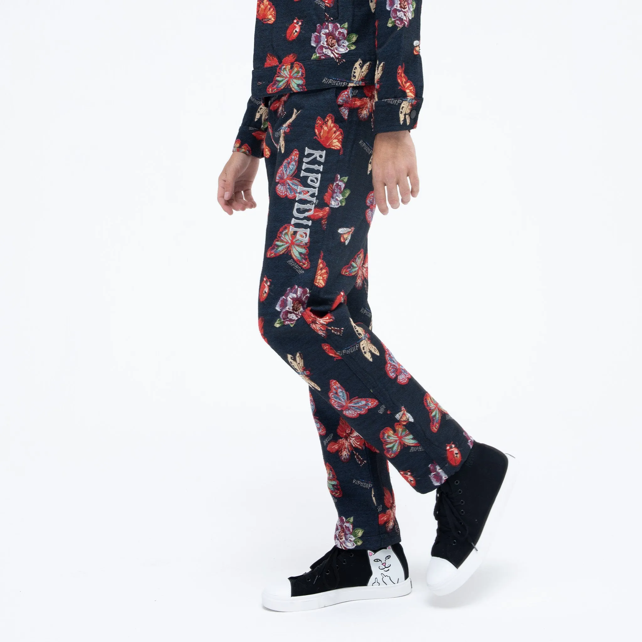 Monarch Butterfly Pants (Black)