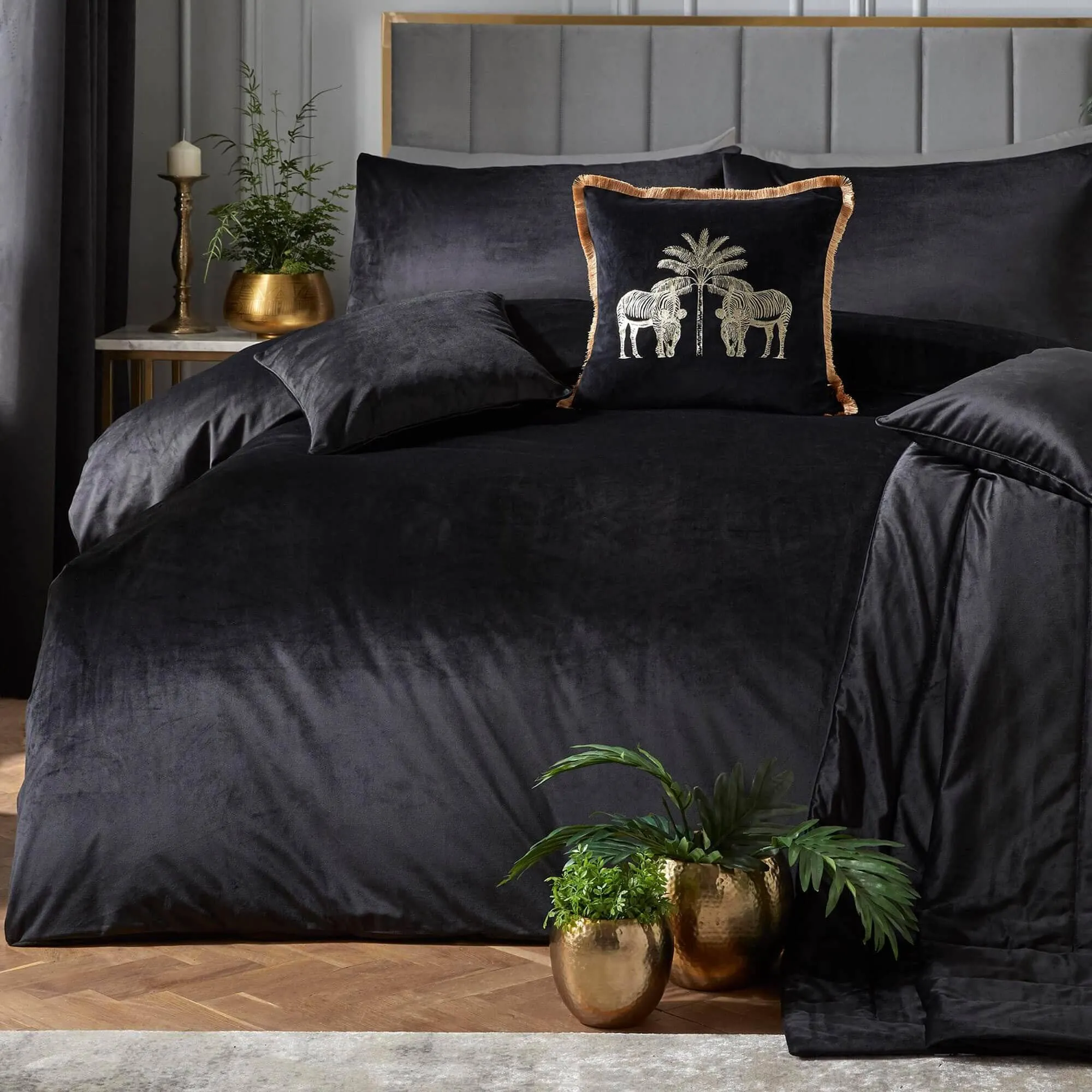 Montrose Duvet Set - Black