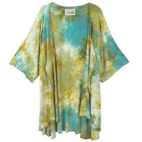 Opal Open Front Kimono Top - Saguaro