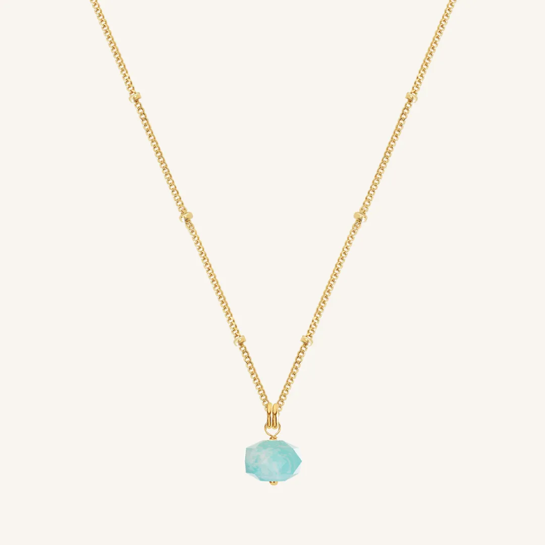 Opulent Amazonite Necklace - Stone of Courage