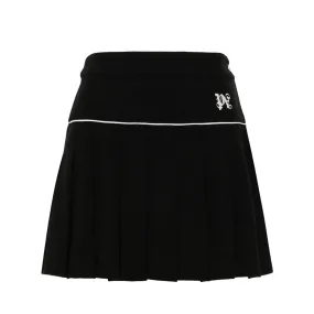 PA Monogram Pleated Skirt