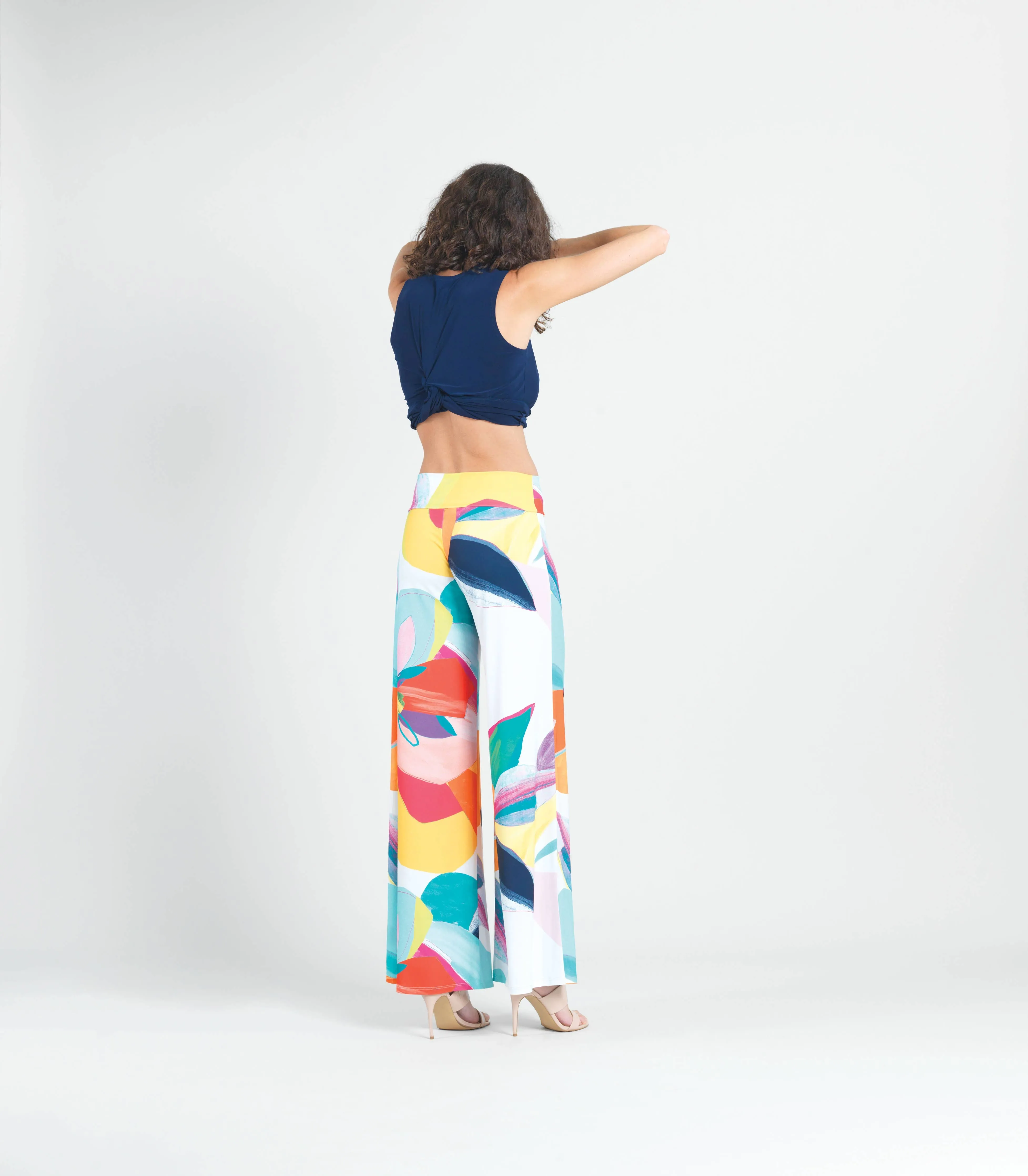 Palazzo Pant - Sunburst Petal: MULTI