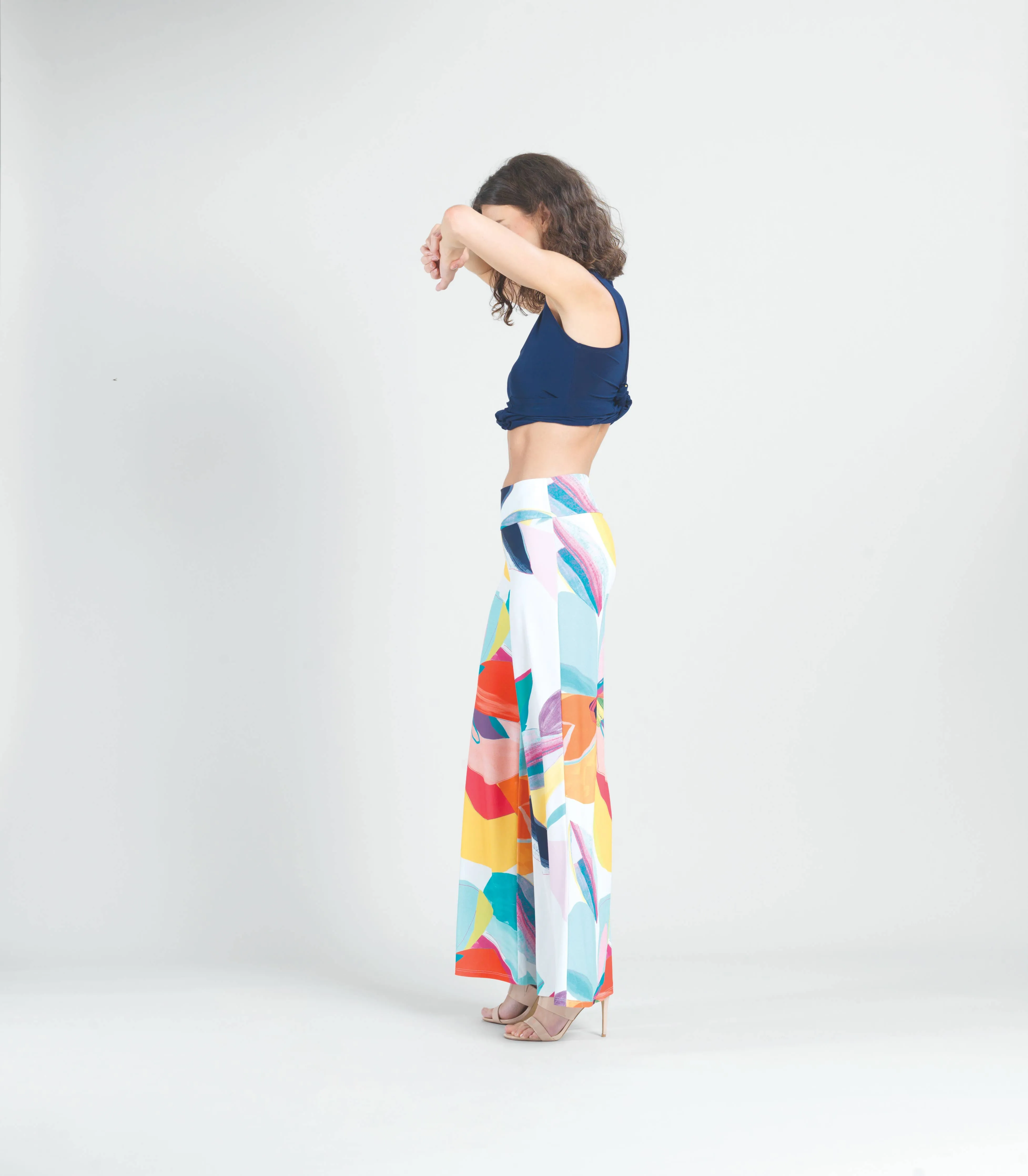 Palazzo Pant - Sunburst Petal: MULTI