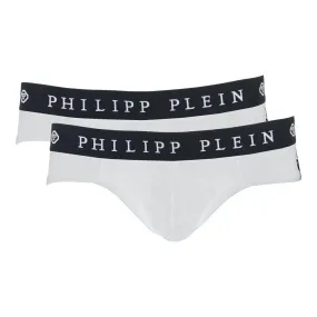 Philipp Plein White Cotton Men Boxer Short