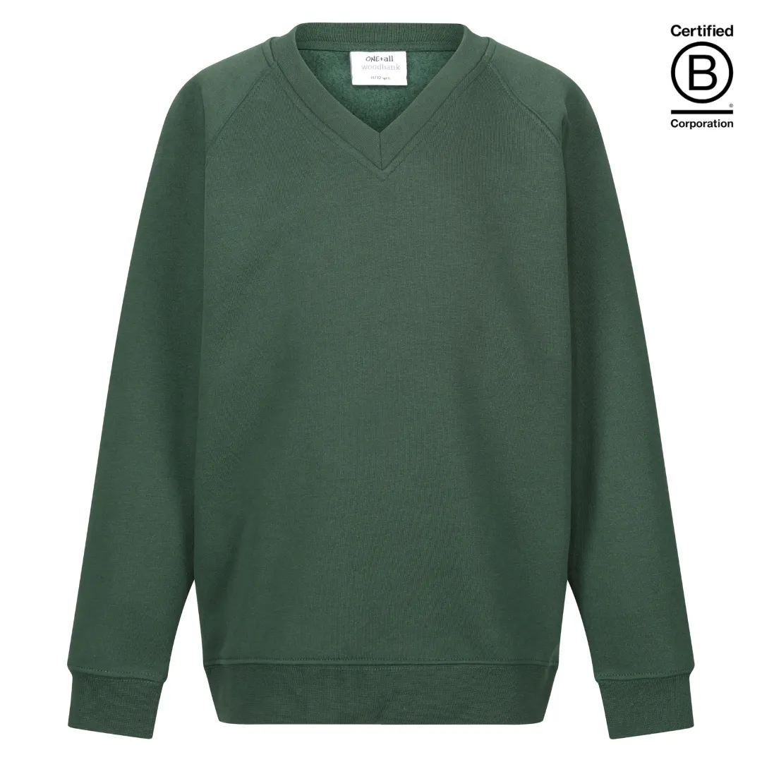 Plain v-neck school jumpers / sweatshirts