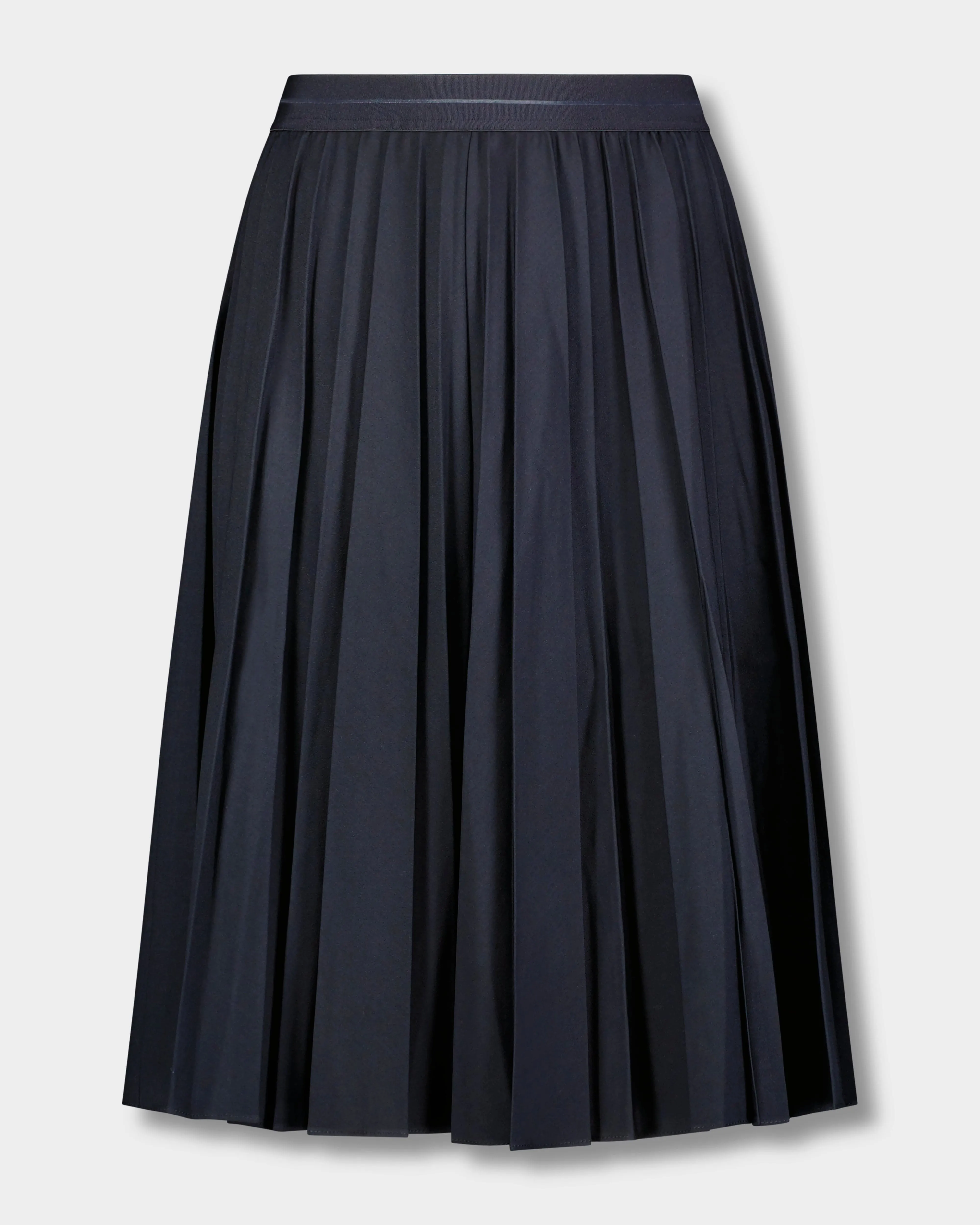 PLEATED SKIRT 27"-NAVY