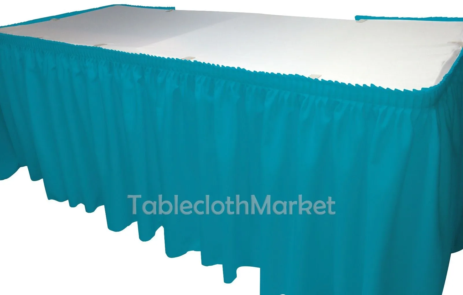 POLYESTER PLEATED TABLE SET SKIRT skirting Catering Trade Show Dj set up kit