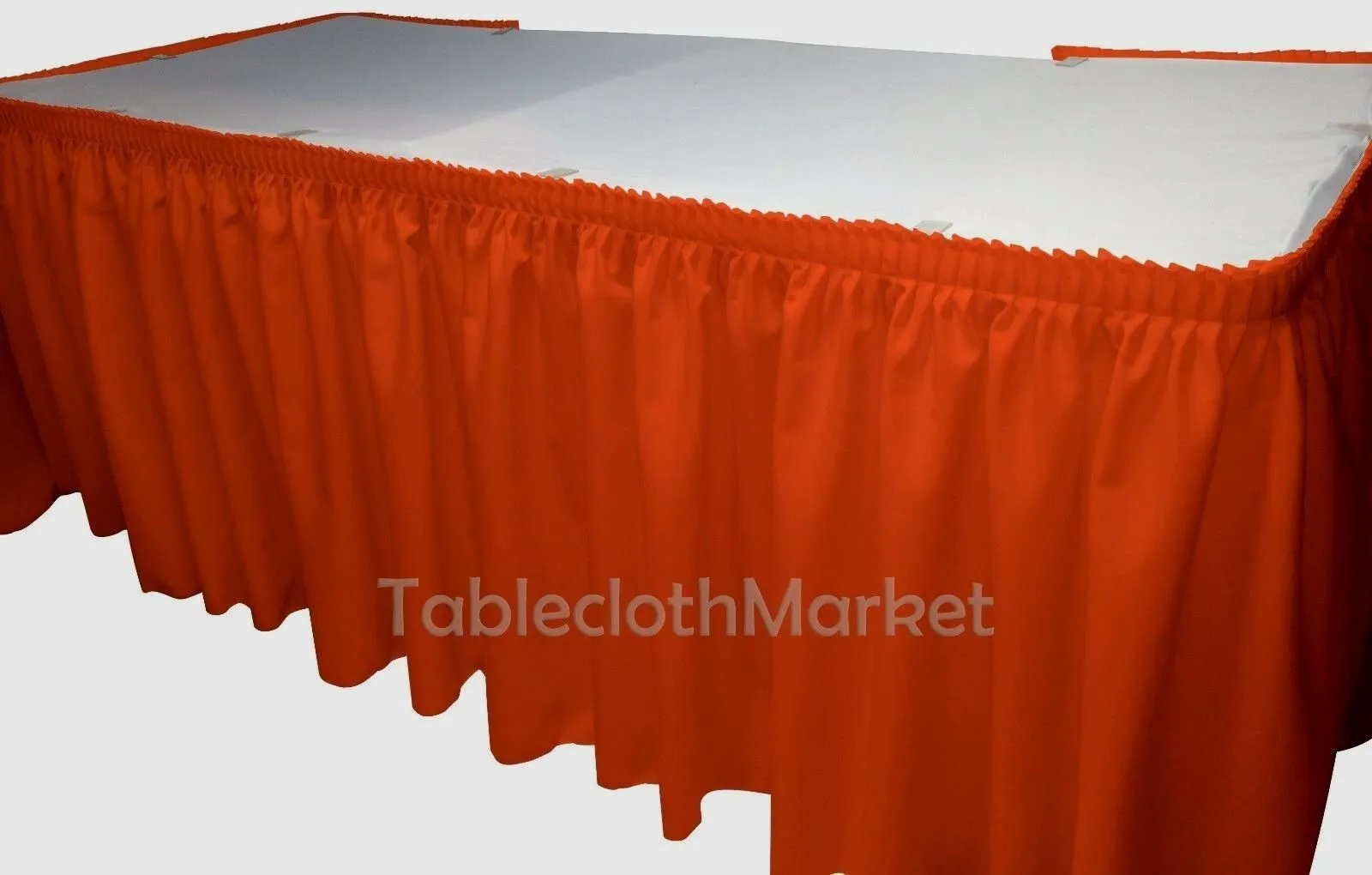 POLYESTER PLEATED TABLE SET SKIRT skirting Catering Trade Show Dj set up kit