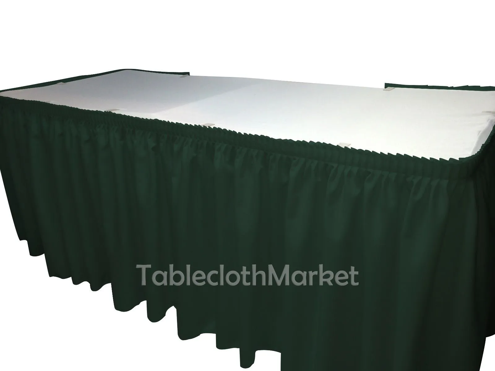 POLYESTER PLEATED TABLE SET SKIRT skirting Catering Trade Show Dj set up kit